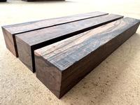 Macassar Ebony Lathe Blanks (3 pcs!)